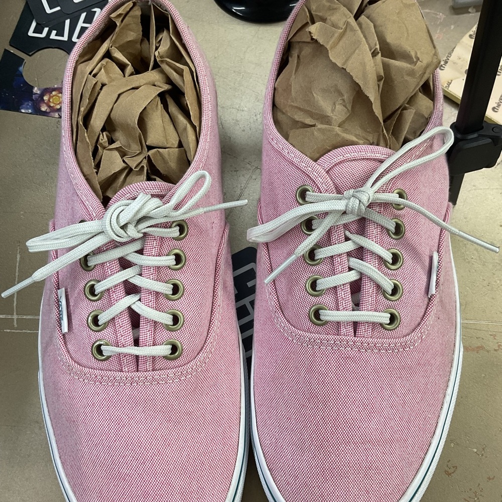Vans Pink Canvas Sneakers